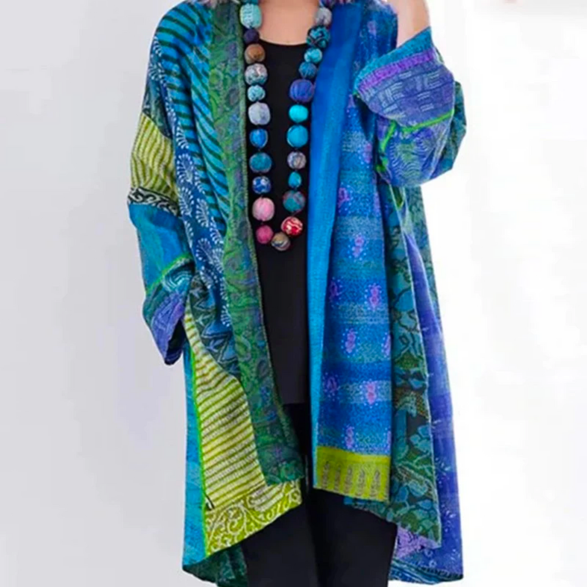 Cardigan femme décontracté long bohème