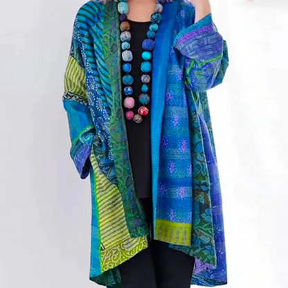 Cardigan femme décontracté long bohème