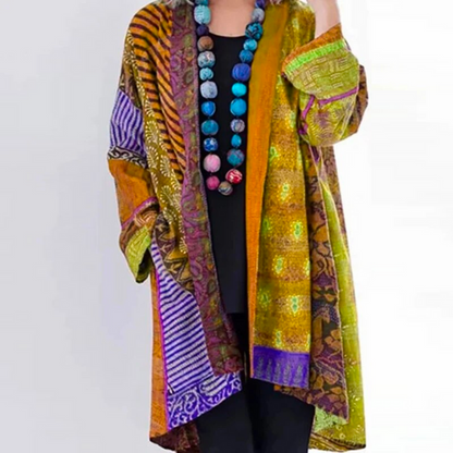 Cardigan femme décontracté long bohème - BerlinGlamour