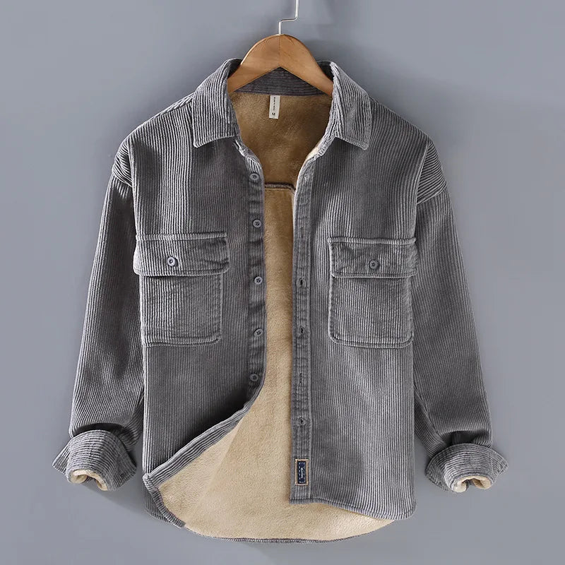 Veste Hiver en Velours Chaud et Confortable pour Homme
