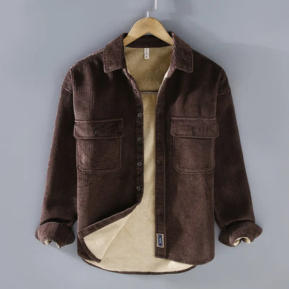 Veste Hiver en Velours Chaud et Confortable pour Homme