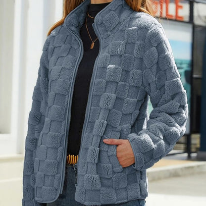 Veste Hiver Femme Manches Longues et Chaude