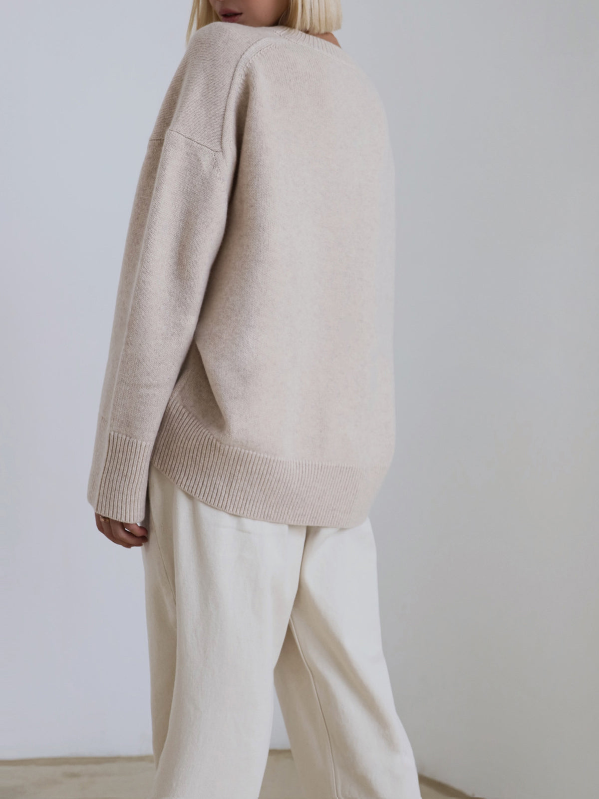 Pull Femme Hiver Oversized Doux et Confortable