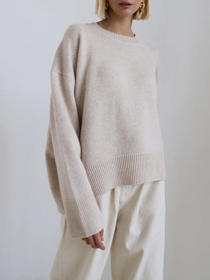 Pull Femme Hiver Oversized Doux et Confortable