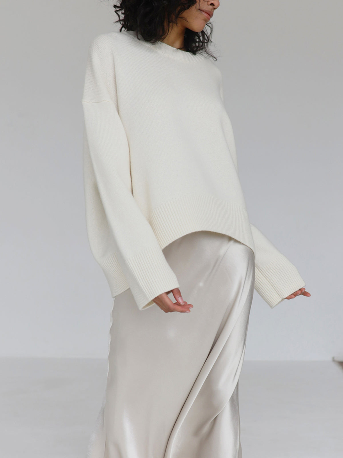 Pull Femme Hiver Oversized Doux et Confortable