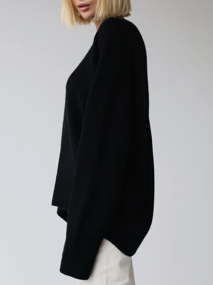 Pull Femme Hiver Oversized Doux et Confortable