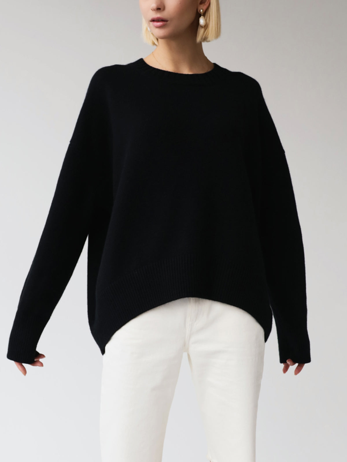 Pull Femme Hiver Oversized Doux et Confortable