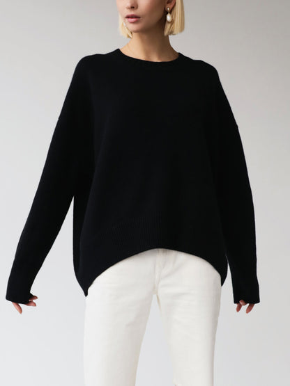 Pull Femme Hiver Oversized Doux et Confortable