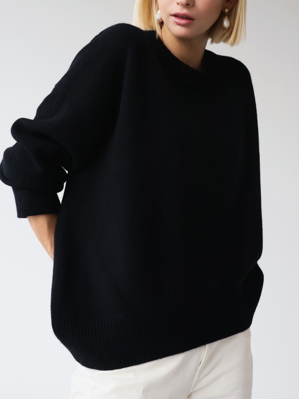 Pull Femme Hiver Oversized Doux et Confortable