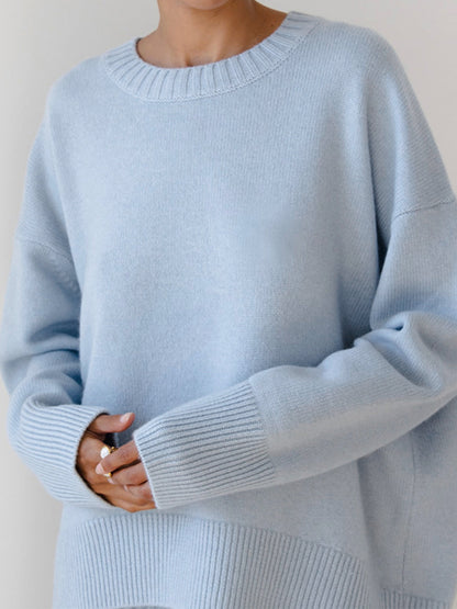Pull Femme Hiver Oversized Doux et Confortable