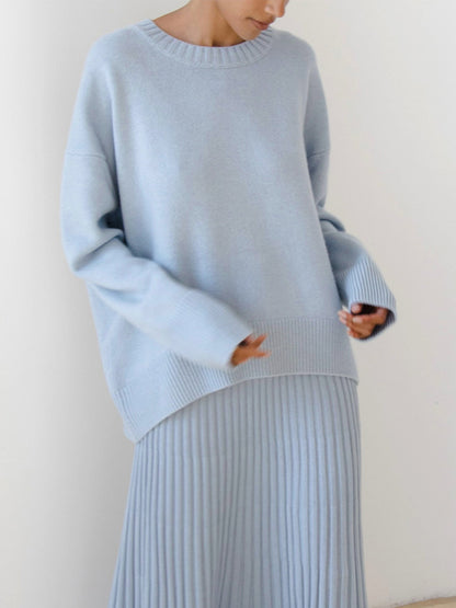 Pull Femme Hiver Oversized Doux et Confortable