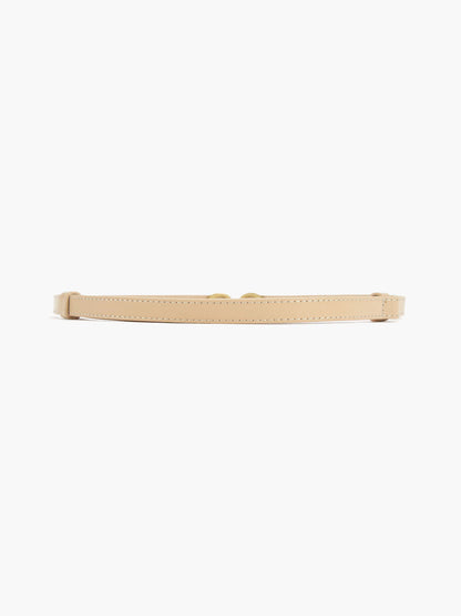 Ceinture en Cuir Étrog avec Boucle Or