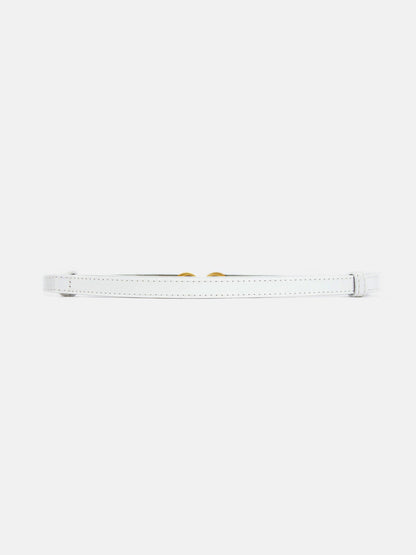 Ceinture en Cuir Étrog avec Boucle Or