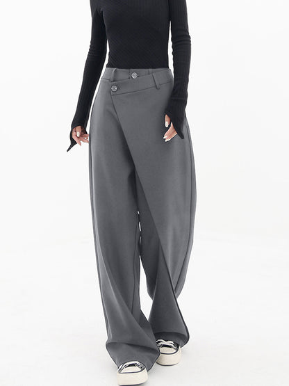 Pantalon Large Taille Relaxe