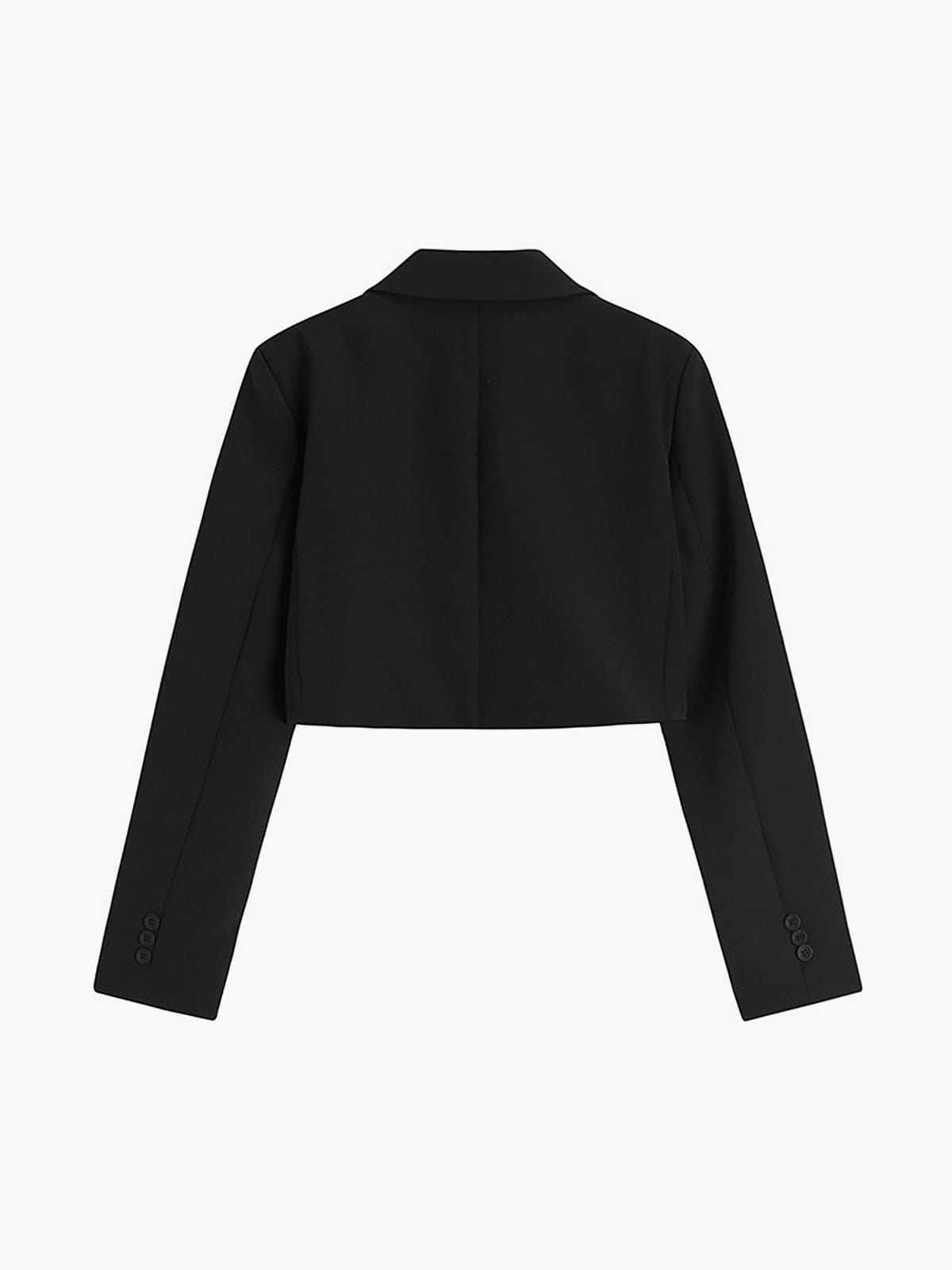 Blazer Femme Noir Court Élégant pour Travail