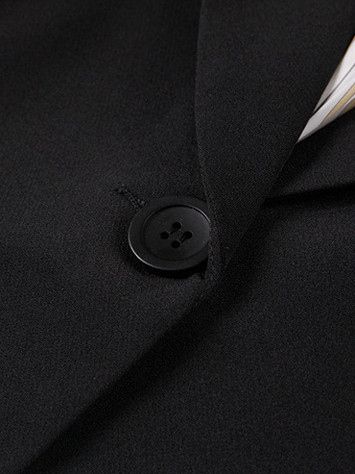 Blazer Femme Noir Court Élégant pour Travail