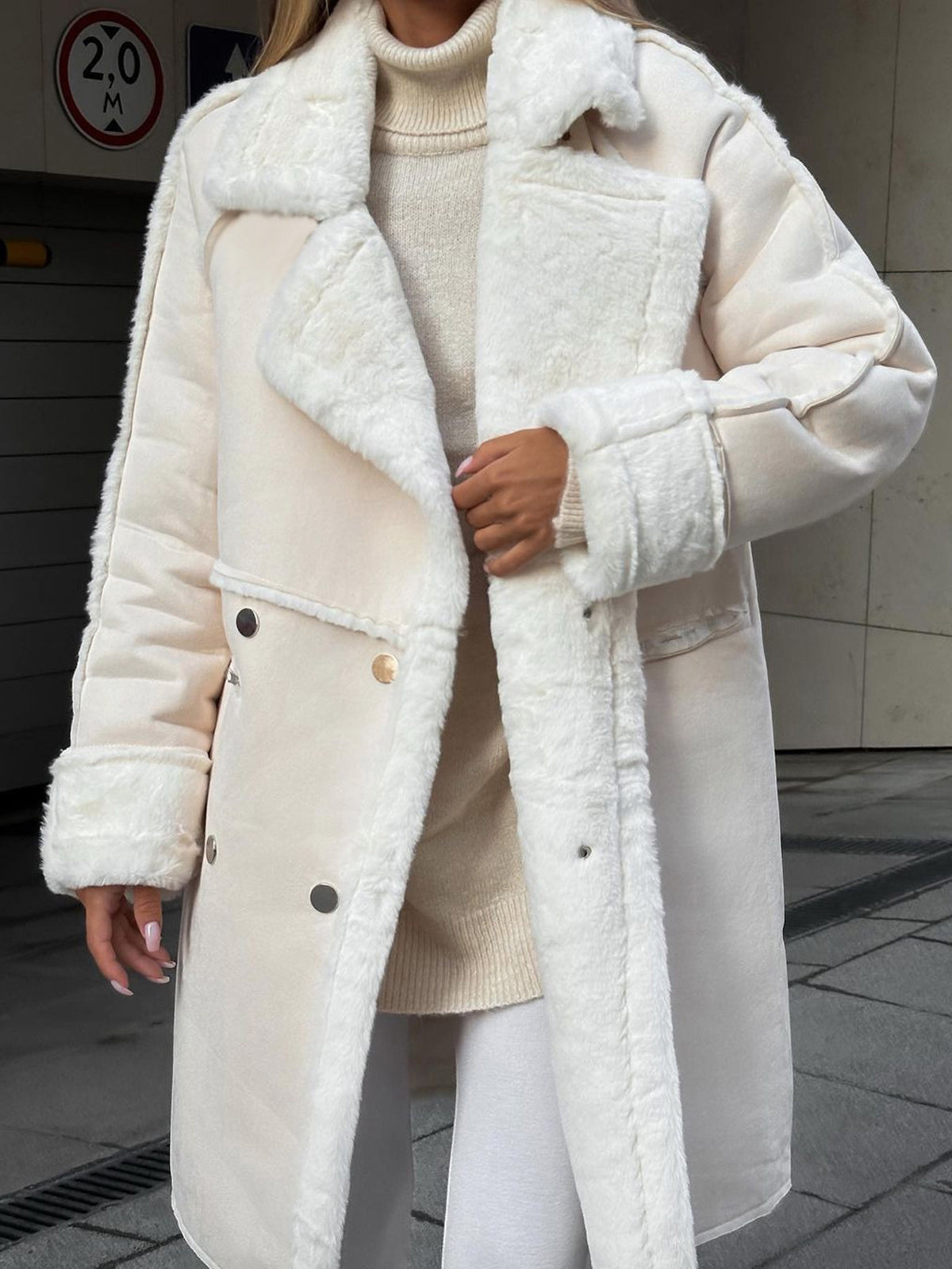 Manteau Femme Hiver Long et Doux en Peluche - PanierRoyale