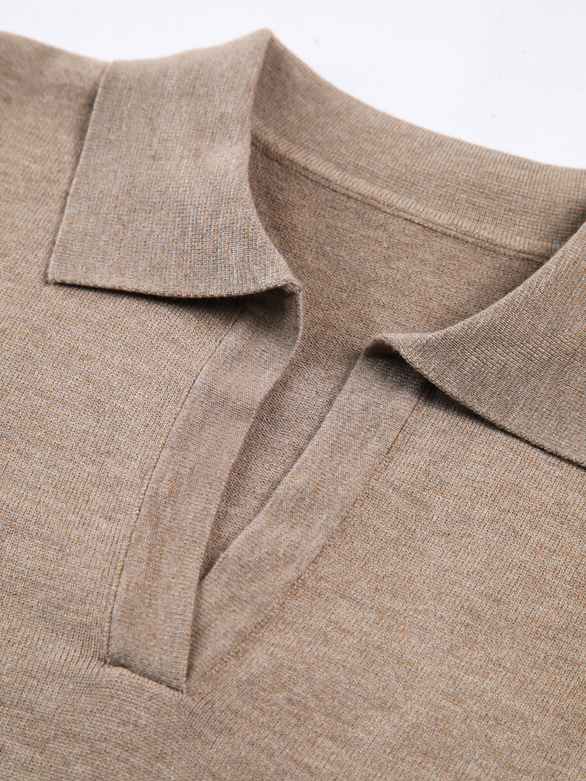 Pull Femme Maille Col Polo Coupe Décontractée