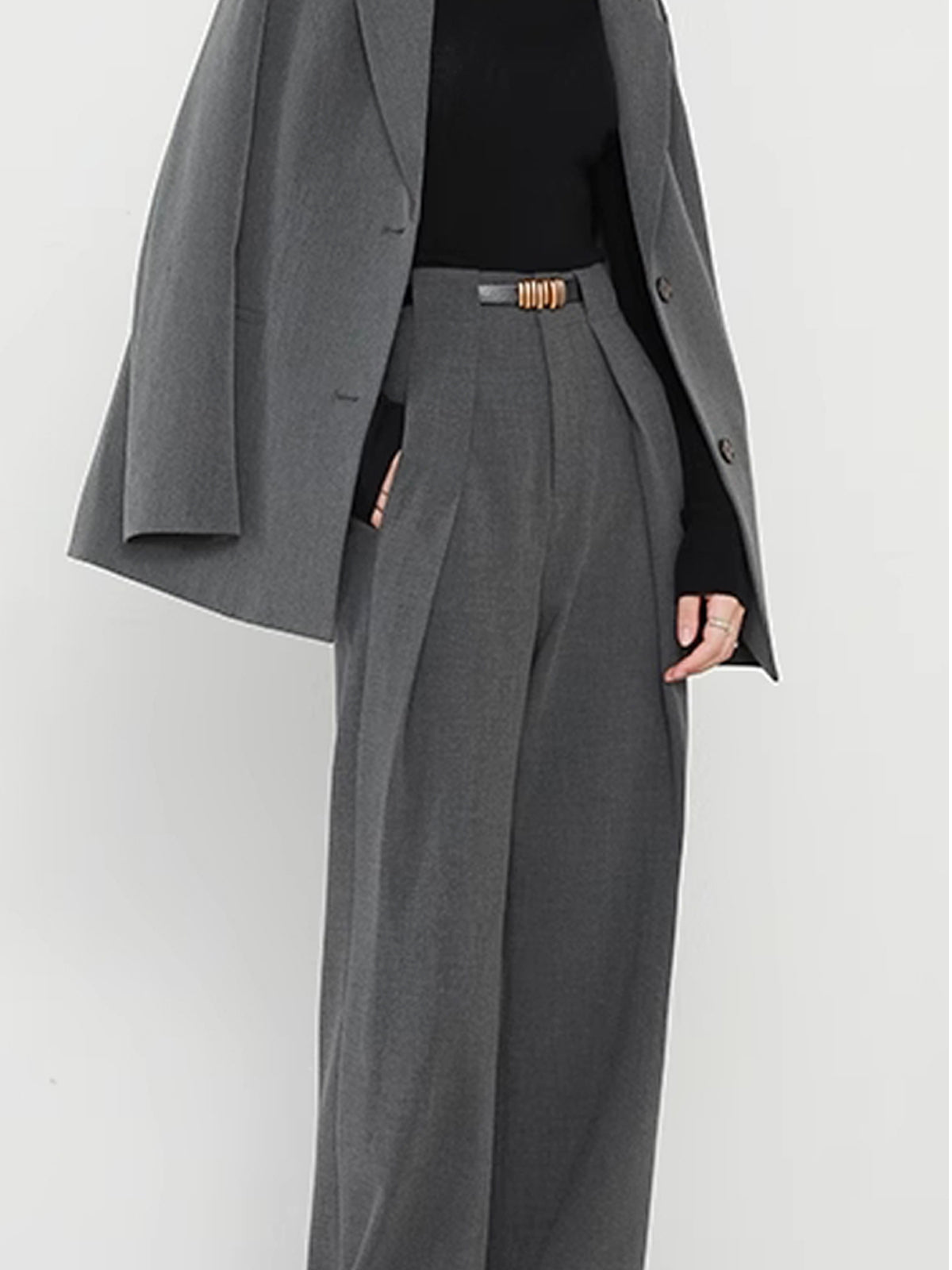 Pantalon Large Jambe Moderne pour Femme