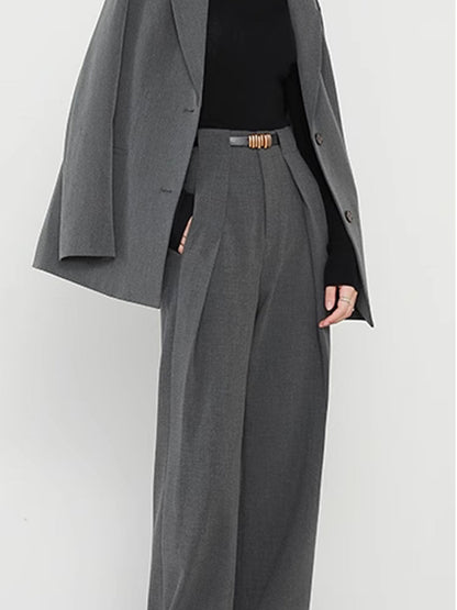Pantalon Large Jambe Moderne pour Femme