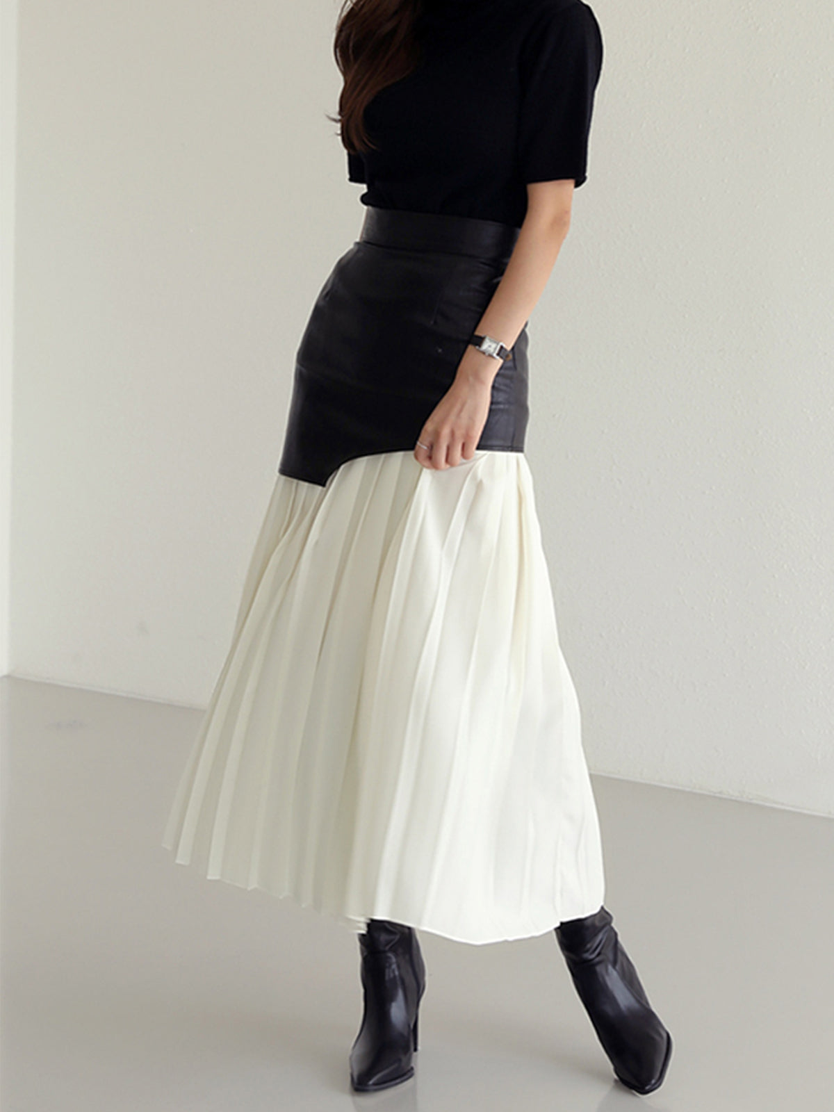 Robe Femme Asymétrique Mi-Longue Été