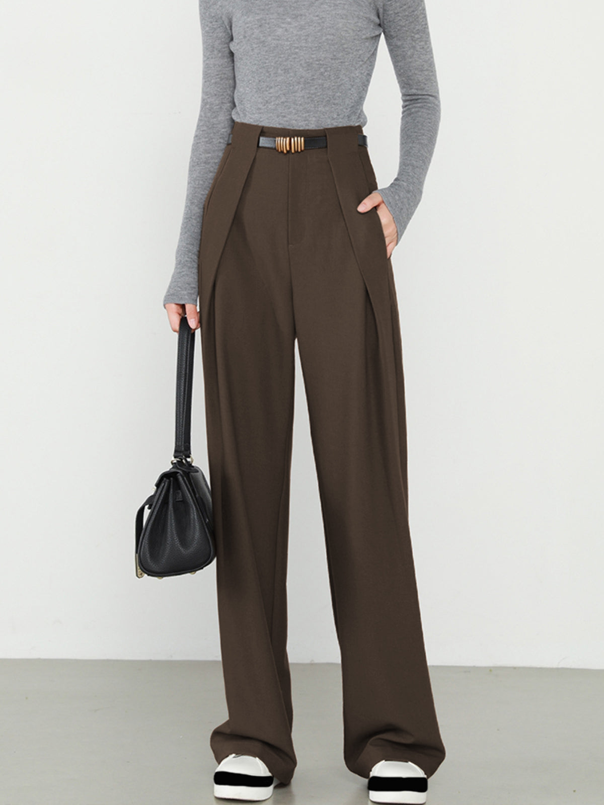 Pantalon Large Jambe Moderne pour Femme