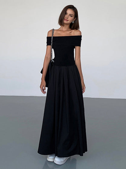 Robe de Soirée Féminine Longue Dos Nu avec Traine Flottant - PanierRoyale
