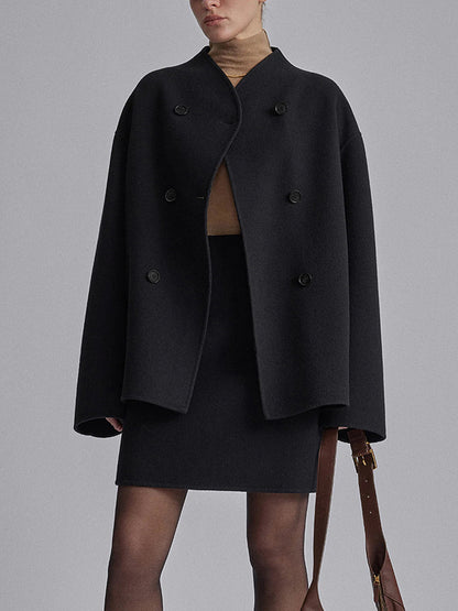 Manteau Femme Beige Élégant et Décontracté