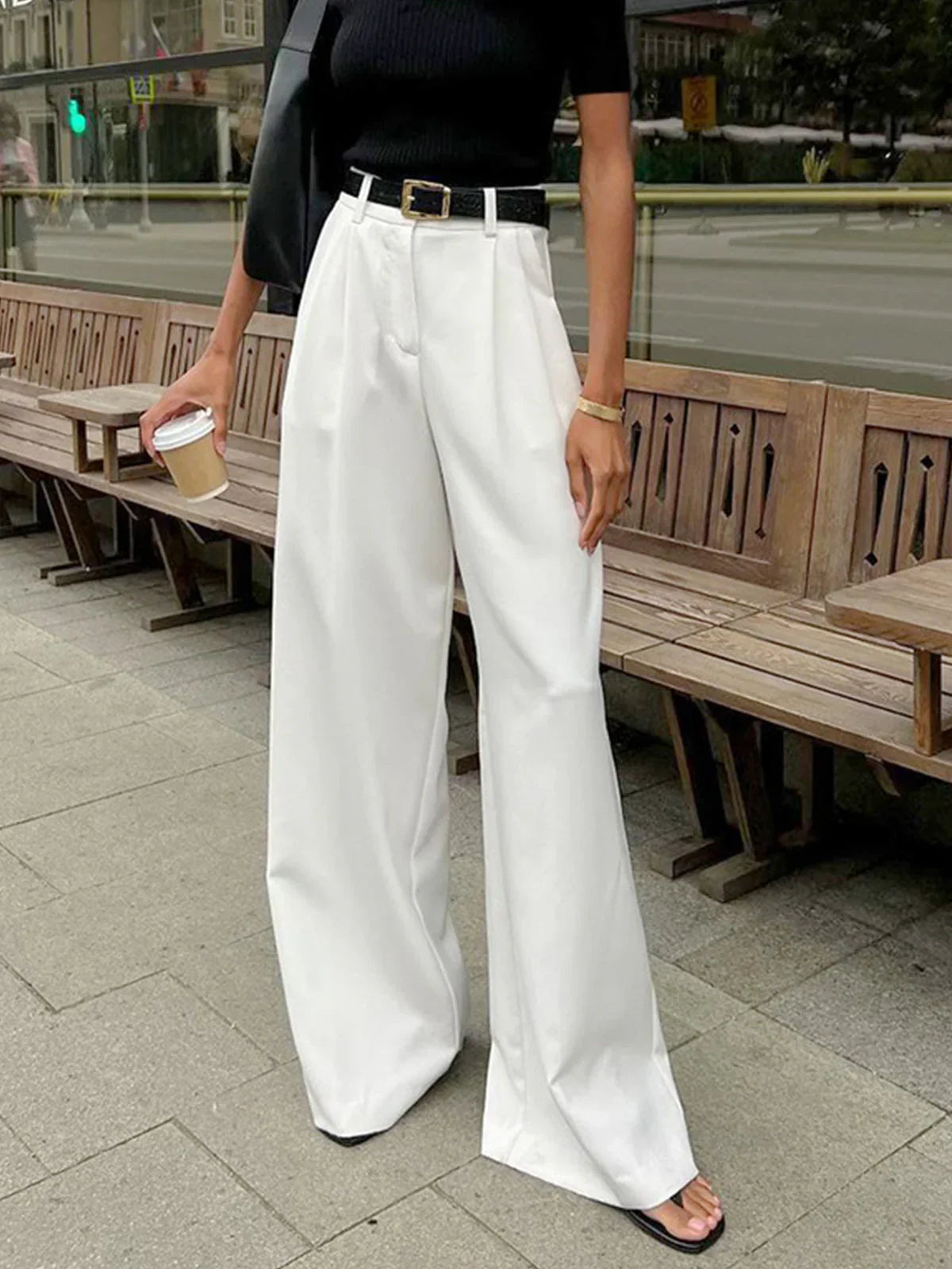 Pantalon femme décontracté taille plus grande confortable - PanierRoyale