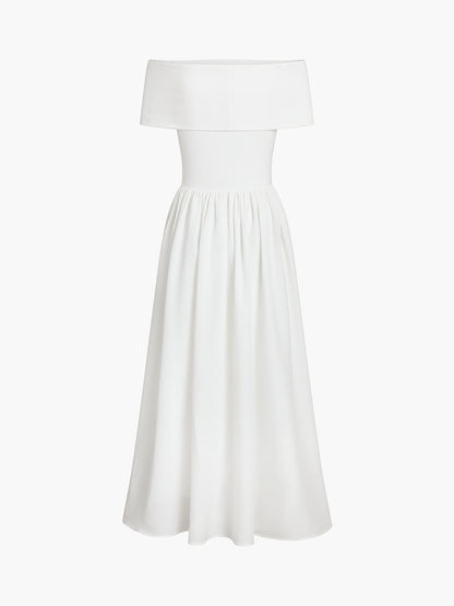 Robe de Soirée Féminine Longue Dos Nu avec Traine Flottant