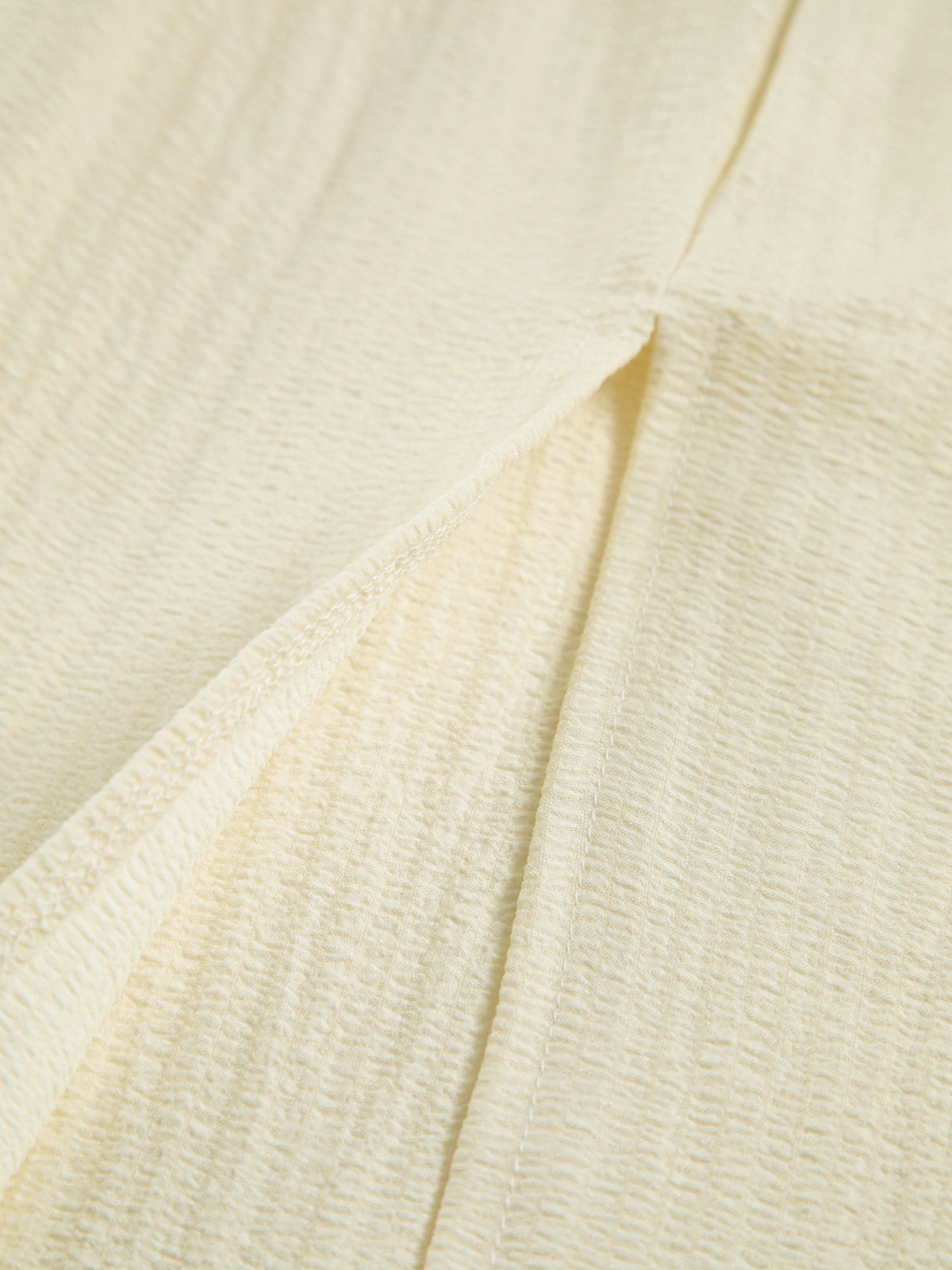 Robe Été Légère avec Décolleté et Fente sur le Côté