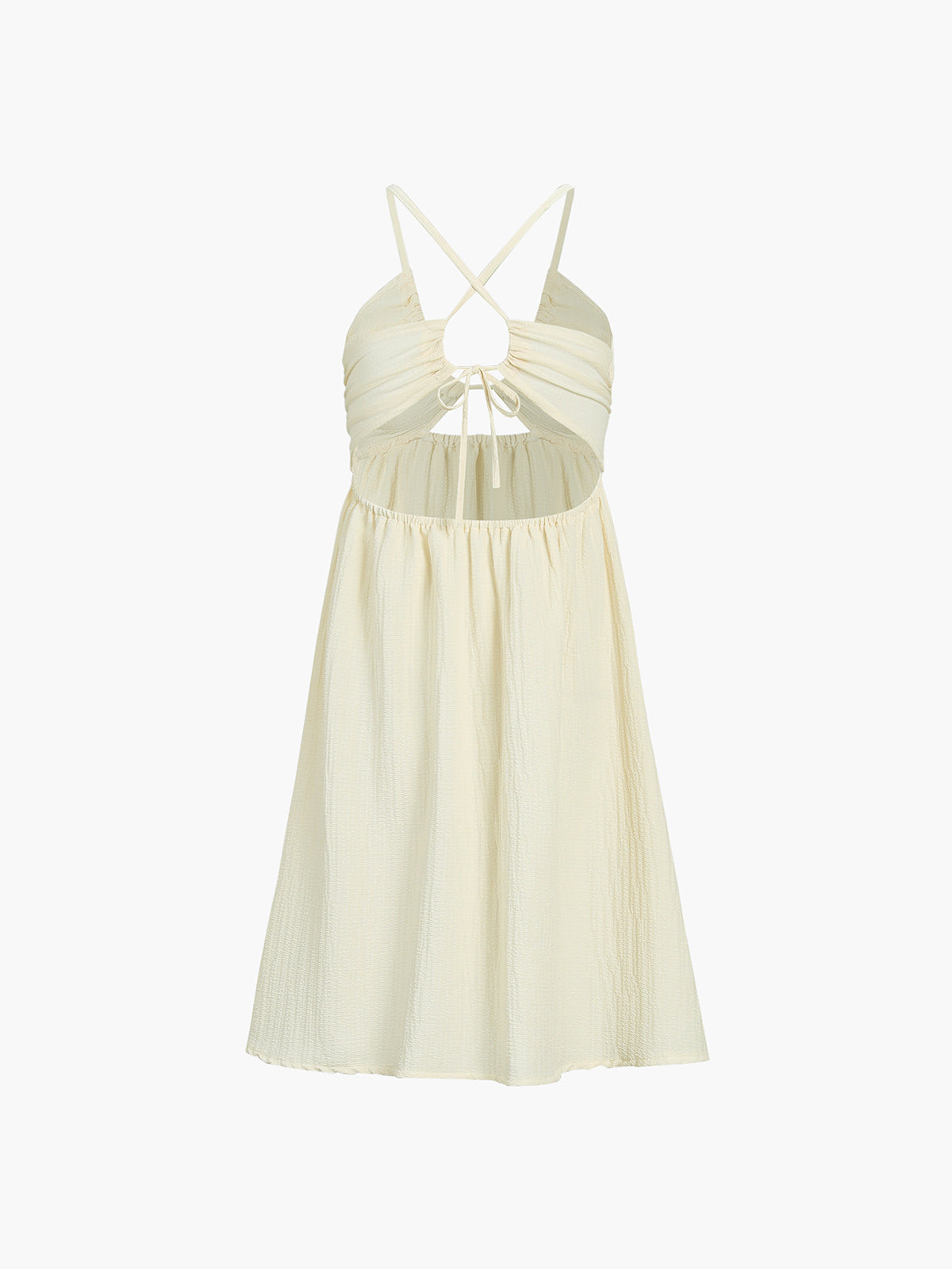 Robe Été Légère avec Décolleté et Fente sur le Côté