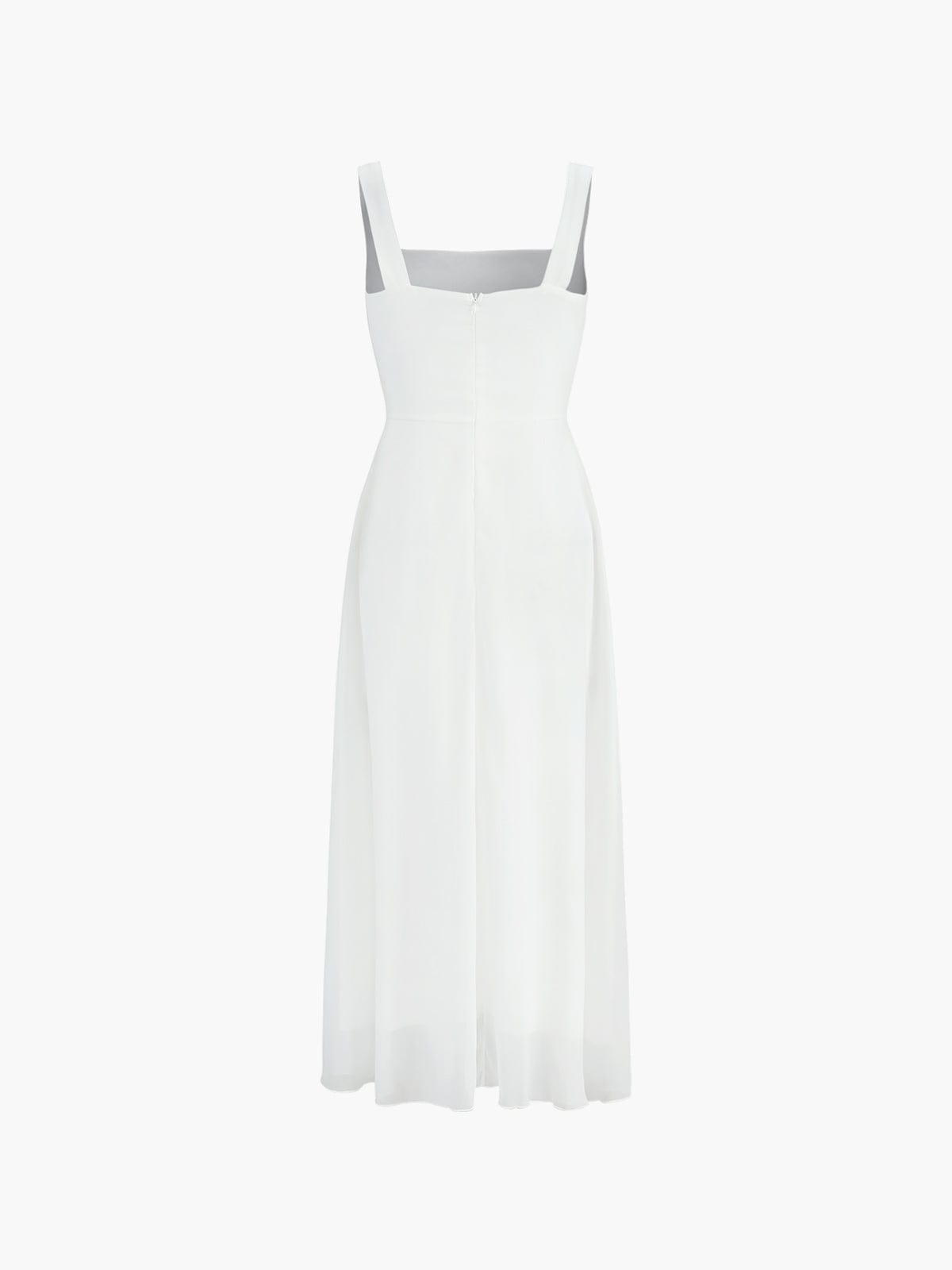 Robe Mi-Longue Élégante Taille A