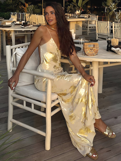 Robe de Soirée Longue Floral Élégante pour Femme