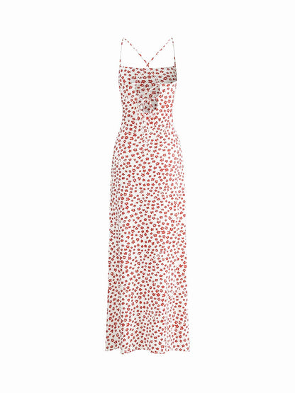 Robe Fleurie Été avec Bretelles Fines