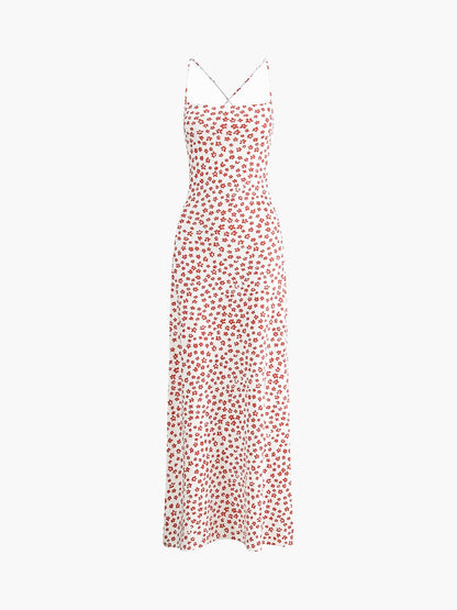 Robe Fleurie Été avec Bretelles Fines