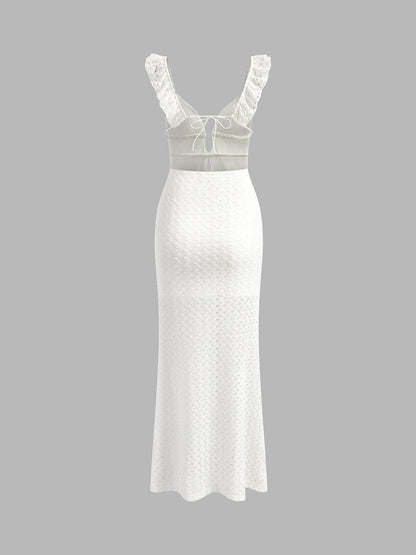 Robe de Soirée Sirène Élégante avec Décolleté