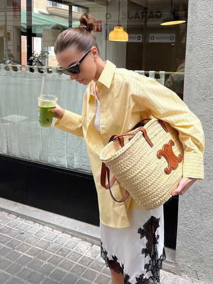 Blouse rayée femme classique et polyvalente