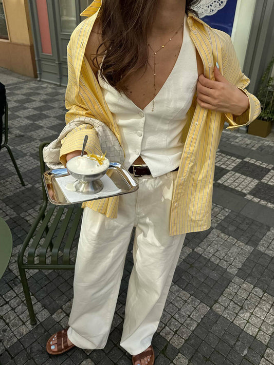 Blouse rayée femme classique et polyvalente - BerlinGlamour
