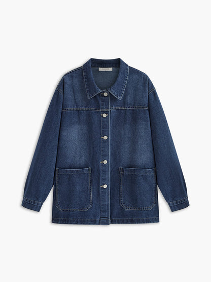 Veste Denim Décontractée et Élégante