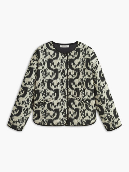 Blouson Leopard Imprimé Wild pour Look Dérangé