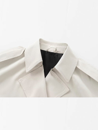 Trenchcoat Femme Double Boutonnage Élégant et Classique