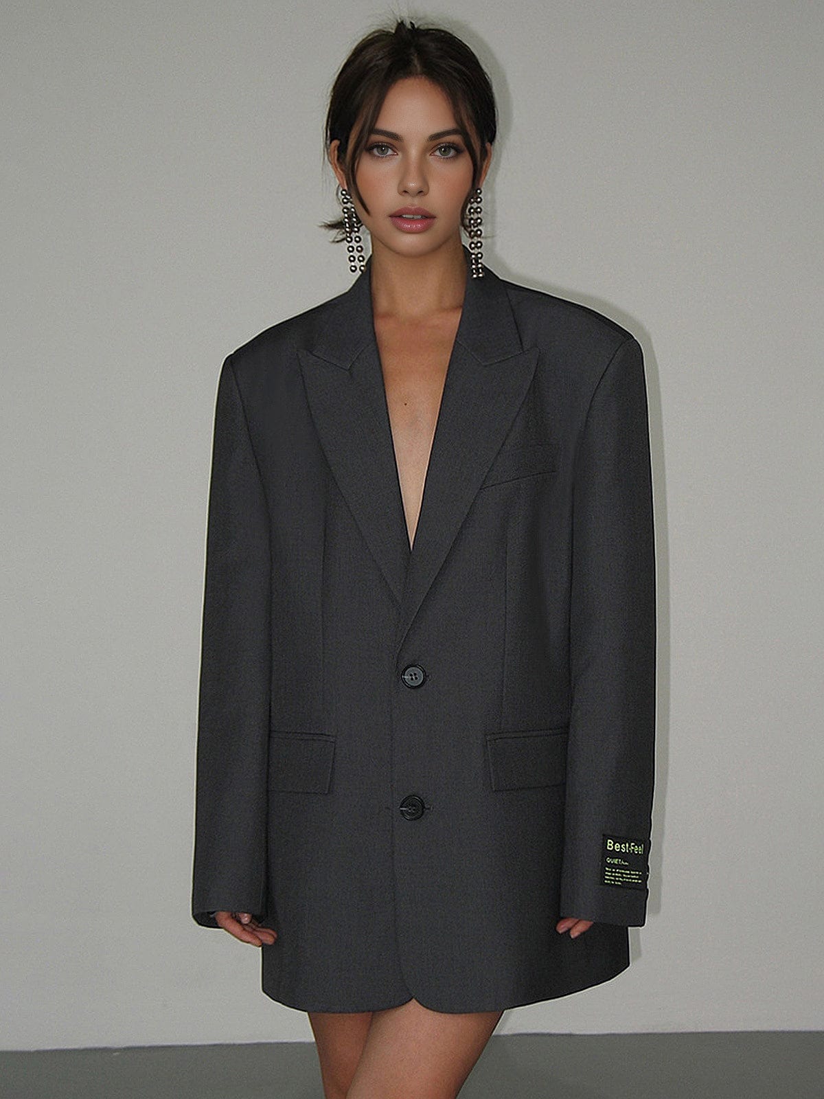 Blazer Oversized Chic pour Femme Moderne