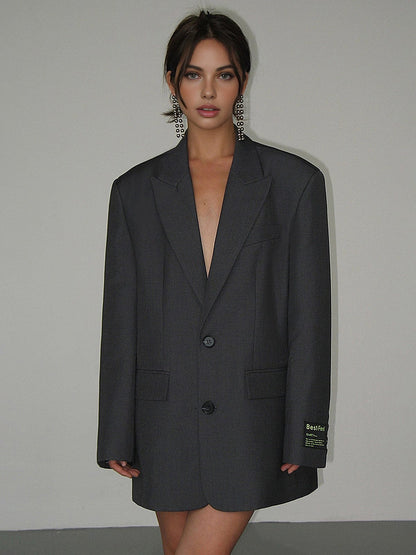 Blazer Oversized Chic pour Femme Moderne