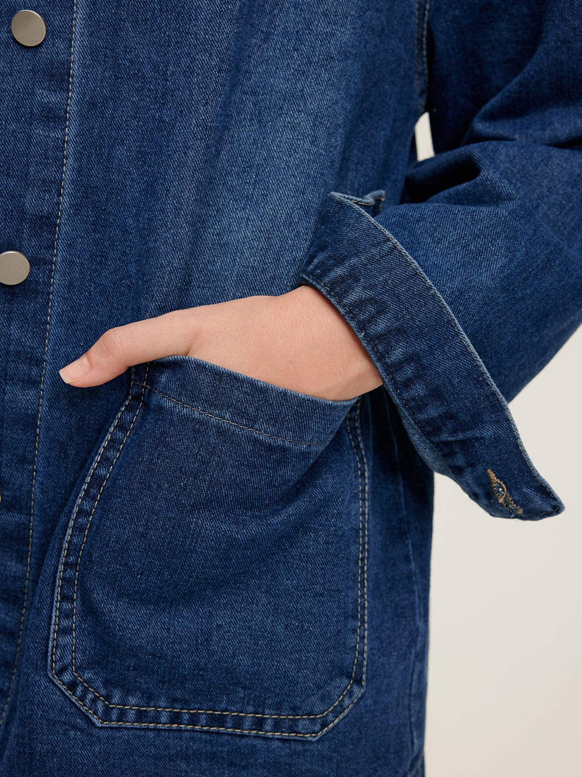 Veste Denim Décontractée et Élégante