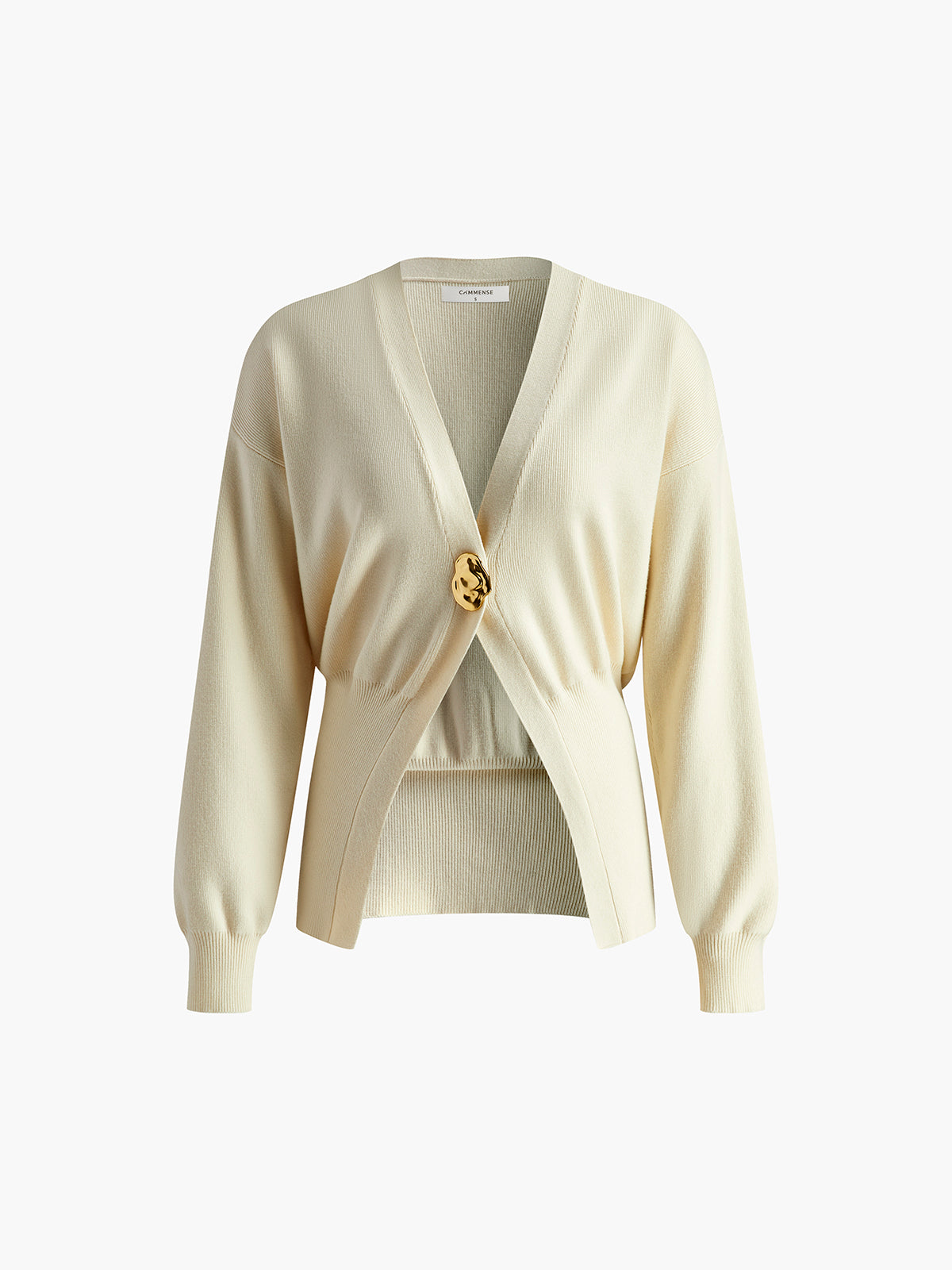 Cardigan Femme Hiver Doux avec Boutons Dorés