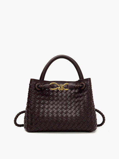 Sac à Main Paille Tressée avec Bretelle Adjustable