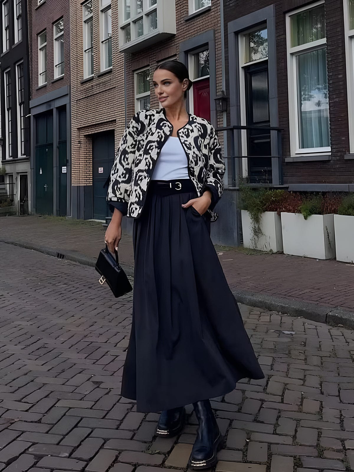 Blouson Leopard Imprimé Wild pour Look Dérangé