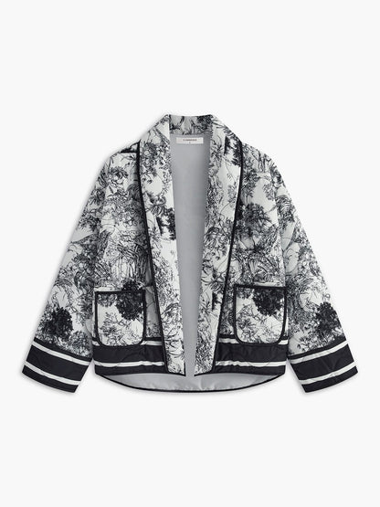 Veste Légère Été Imprimée – Élégance et Confort - BerlinGlamour