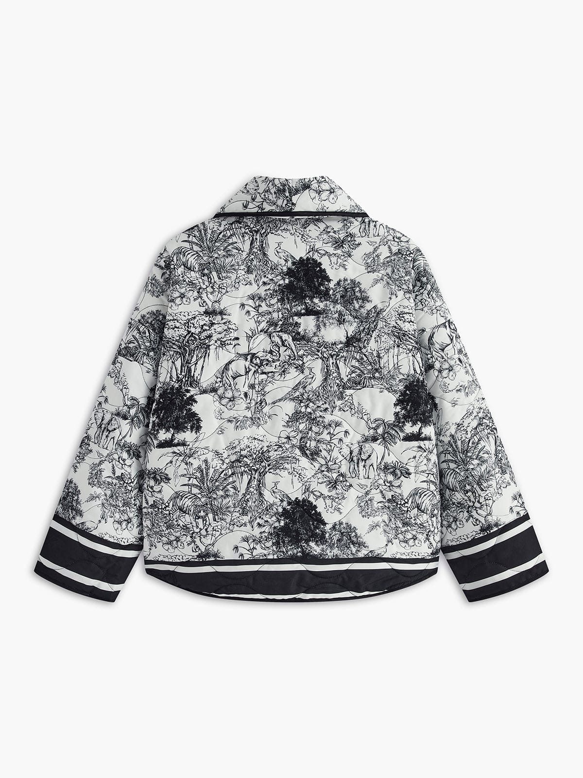 Veste Légère Été Imprimée – Élégance et Confort